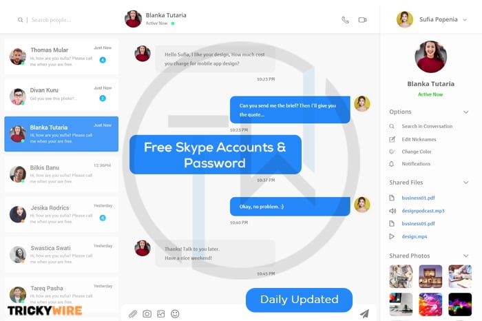 Free Skype Premium Account